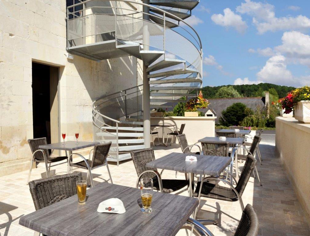 Hotel Auberge De La Bonde Logis Langeais Exterior photo